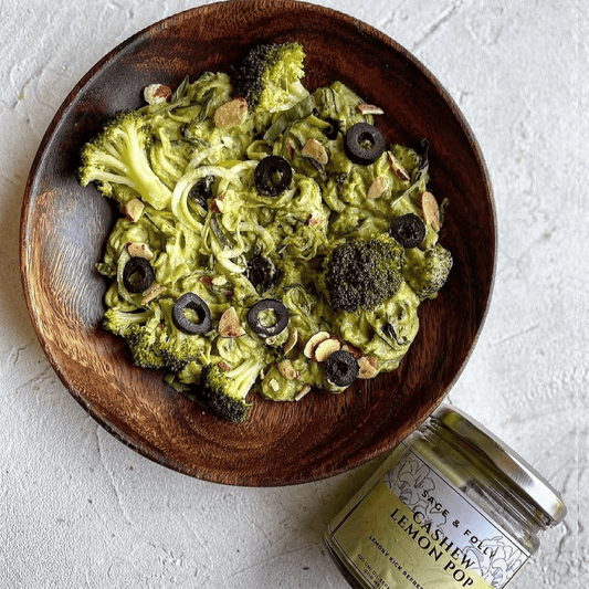 Zoodles with Broccoli Sauce